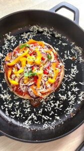 low carb mushroom pizza solution