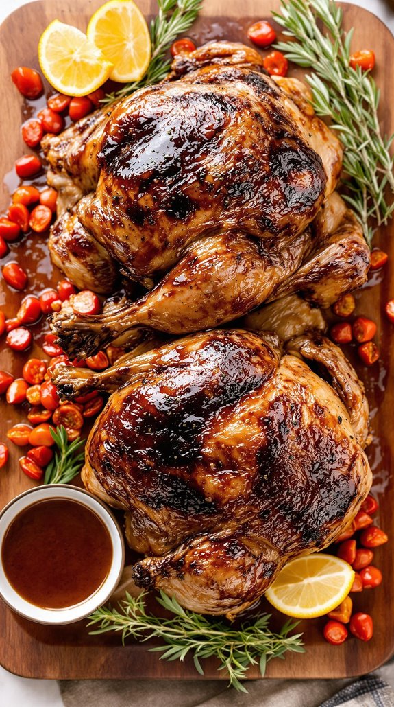 molasses glazed baked chicken masterpiece