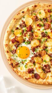 morning comfort homemade ranch pizza