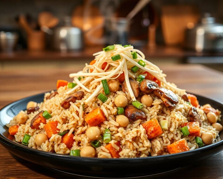 perfectly cooked protein packed flavorful crunchy fried rice