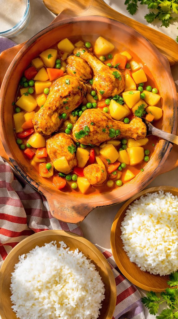 pineapple infused savory chicken dish