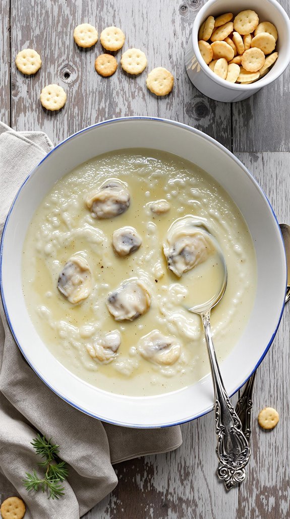 quick creamy oyster stew