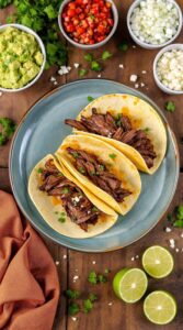 quick microwave steak tacos