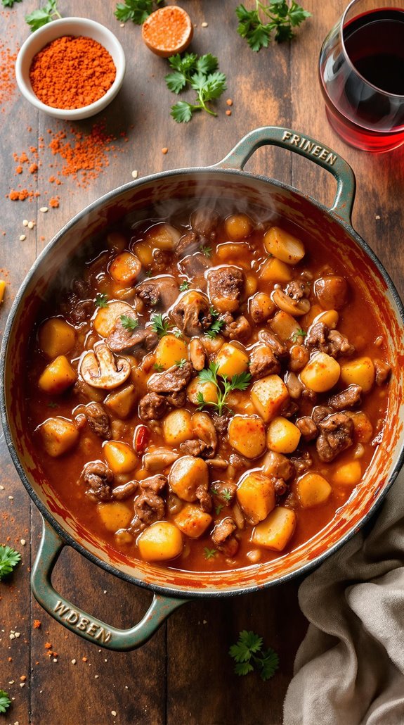 rich paprika beef stew