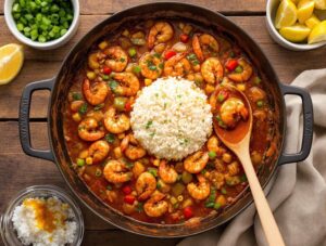 savory cajun crawfish stew