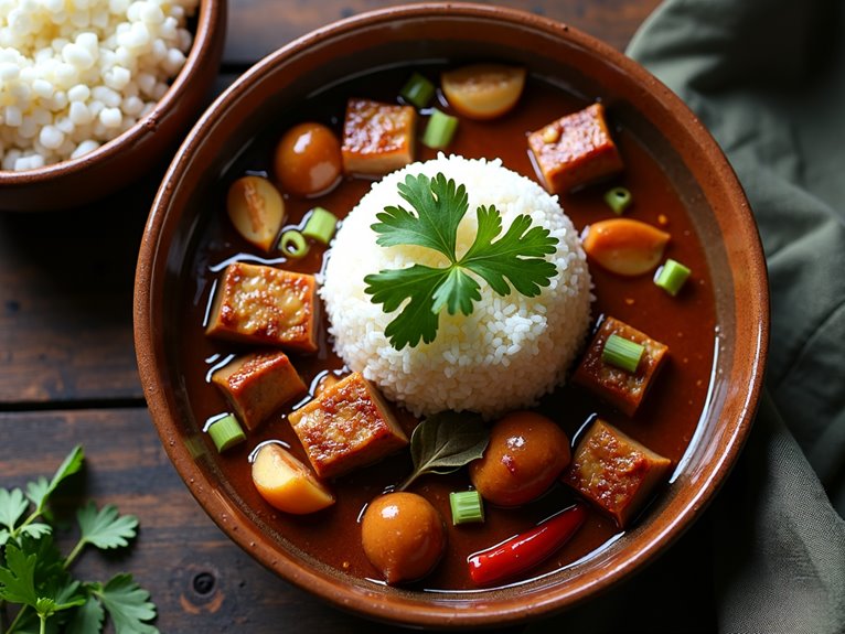 savory coconut infused filipino pork dish