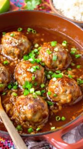 savory homemade cuban meatballs