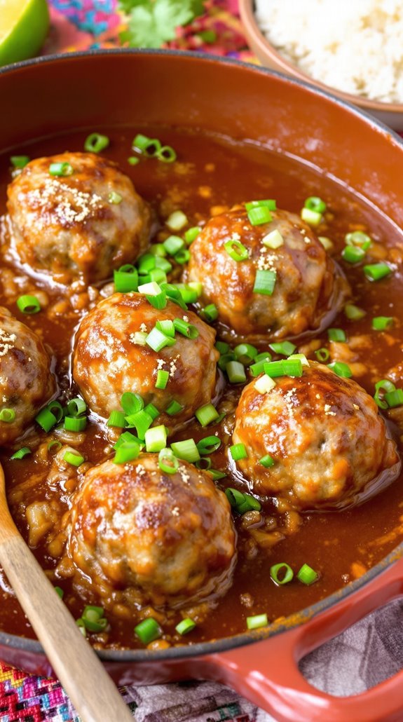 savory homemade cuban meatballs