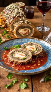 savory slow cooked stuffed italian