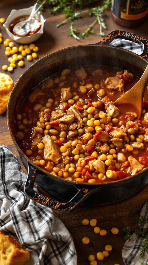 savory smoked meats hearty brunswick stew