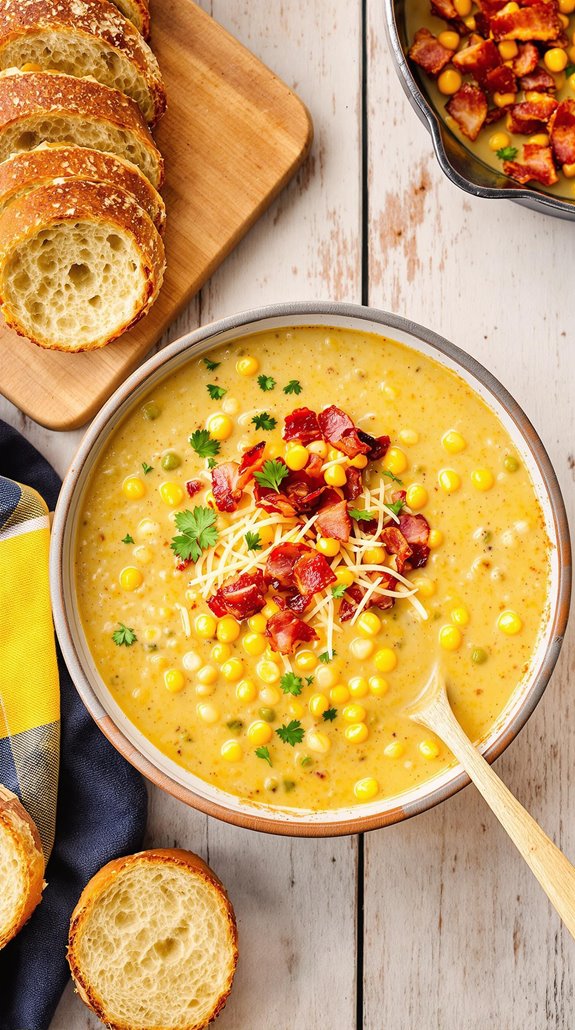 savory southwestern corn chowder