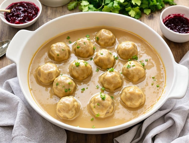savory swedish meatball gravy delight