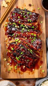savory tender asian style barbecue ribs