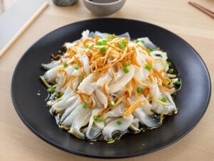 seafood and poultry fusion dish