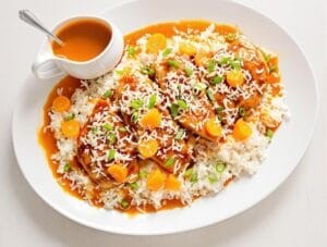 slow cooked citrusy savory chicken delight