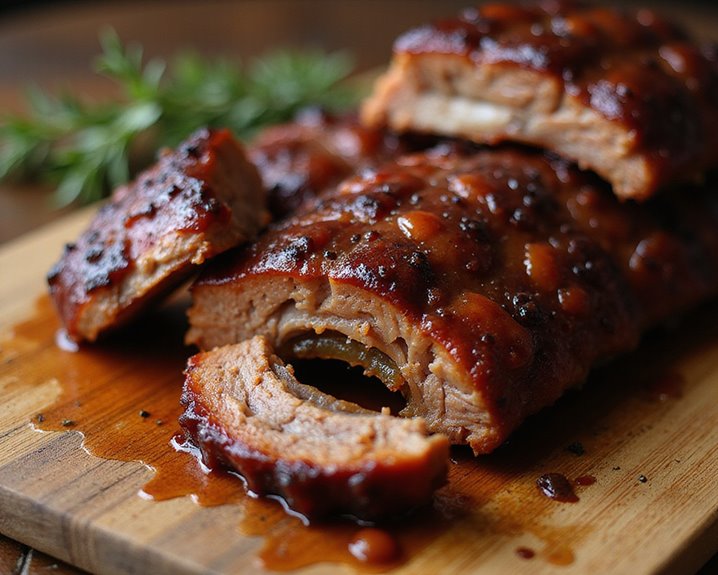 slow cooked fall apart bbq crock pot ribs