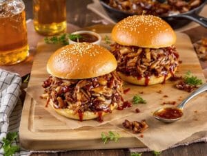 slow cooked tender flavorful pork shreds