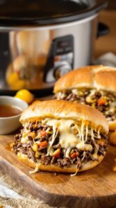 slow cooked tender italian seasoned beef