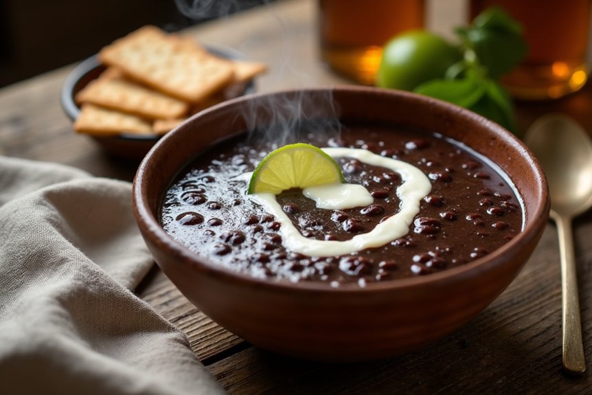 smoky comforting black bean soup