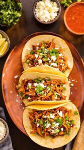 smoky mexican chicken taco