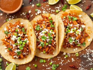smoky mexican chicken tacos