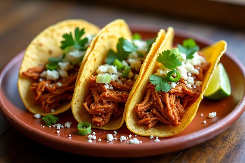 smoky savory authentic mexican chicken tacos