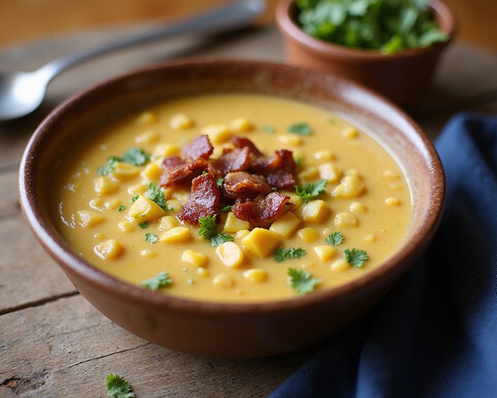 smoky southwest chili corn chowder