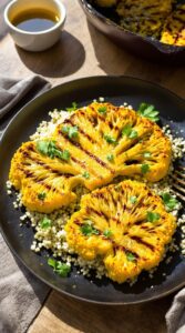 soul warming turmeric cauliflower steak