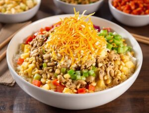 sweet and savory haystack