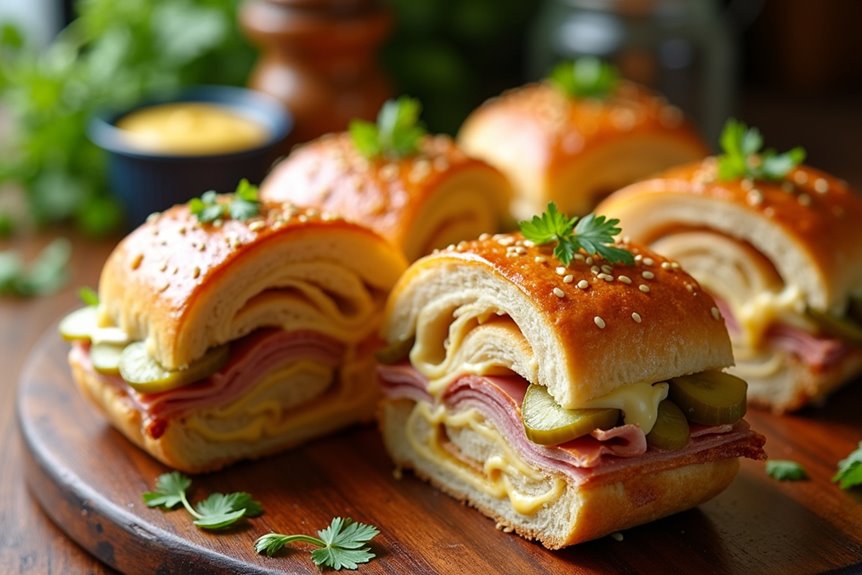 sweet savory cuban sandwich rolls