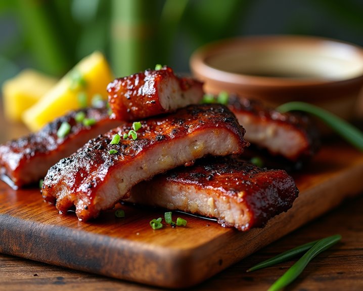 sweet savory tender glazed