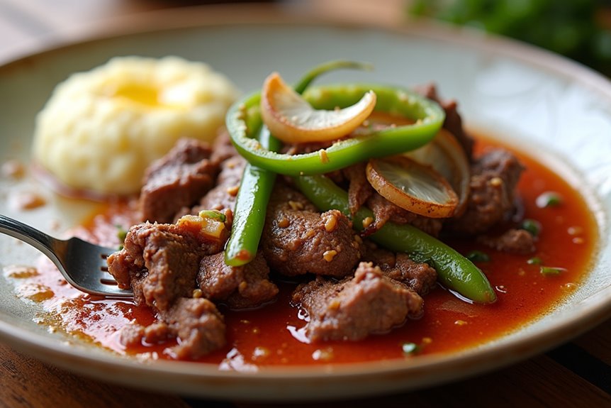 tender savory comforting swiss steak dish