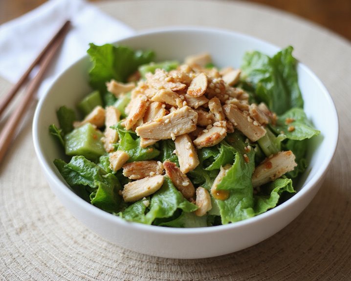vibrant asian inspired chicken salad dressing